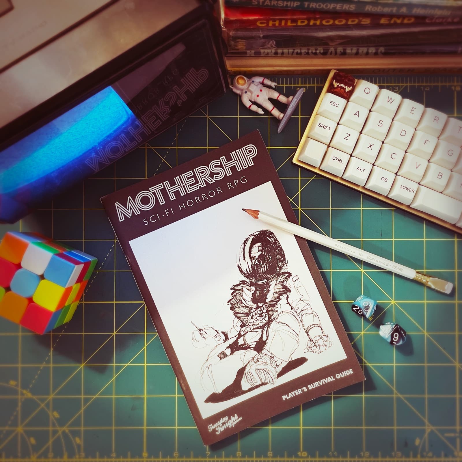 Mothership Player's Survival Guide on a table
